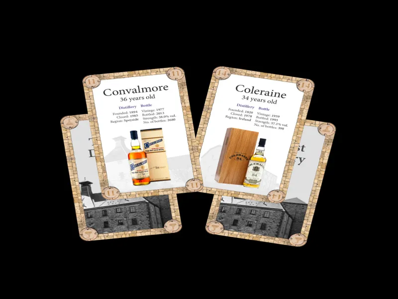11 Lost Distillery Cards